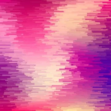 Abstract Background with Glitch Effect Stock Illustration