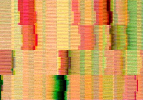 Abstract background with glitch scanlines tv screen style Stock Illustration
