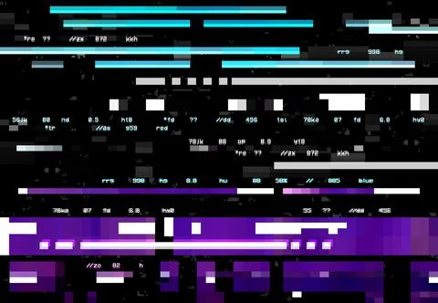 Abstract background with glitch vector effect Stock Illustration