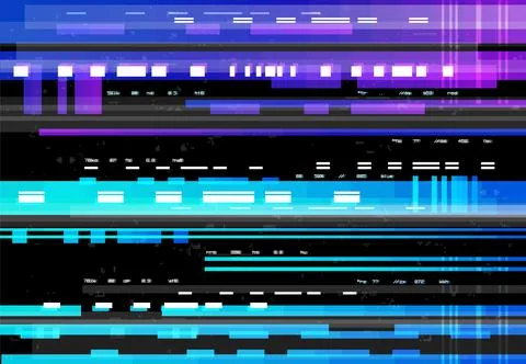 Abstract background with glitch vector effect Stock Illustration
