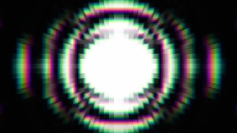 Abstract background glitched effect pixel mosaic Stock Illustration