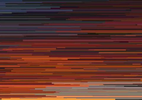 Abstract background with glitched horizontal stripes, stream lines. Concept.. Stock Illustration