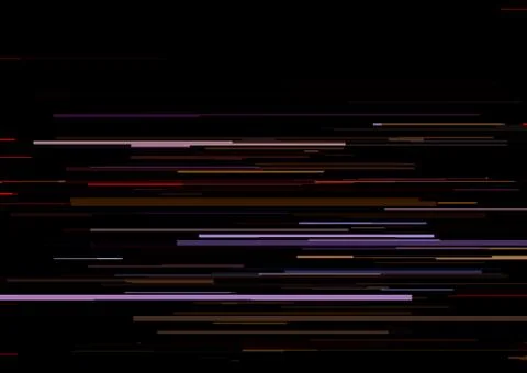 Abstract background with glitched horizontal stripes, stream lines. Concept.. 스톡 일러스트