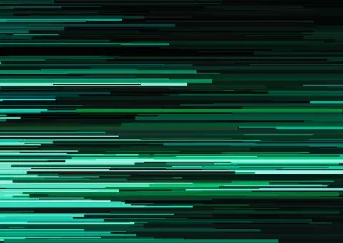 Abstract background with glitched horizontal stripes, stream lines. Concept.. Stock Illustration