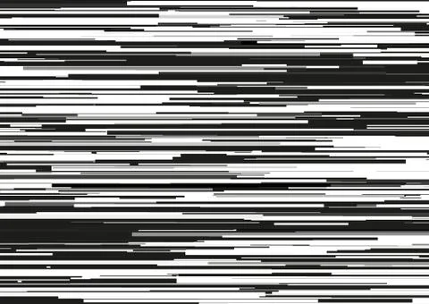 Abstract background with glitched horizontal stripes, stream lines. Concept.. Stock Illustration