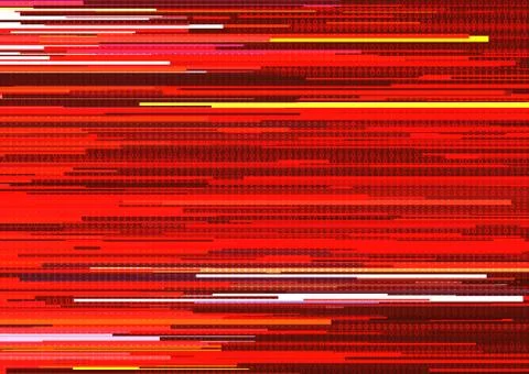Abstract background with glitched vertical stripes, stream line binary code.. Stock Illustration
