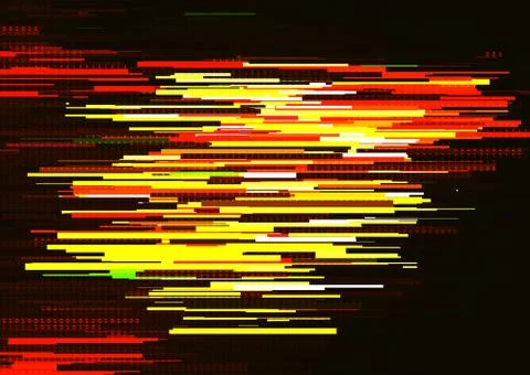Abstract background with glitched vertical stripes, stream line binary code.. Stock Illustration