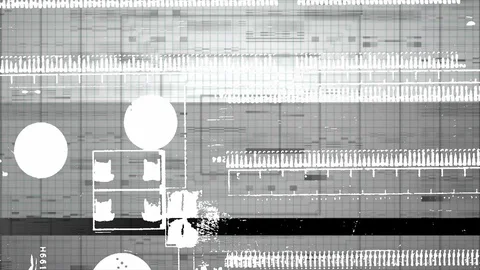 Abstract Background Glitching Computer Motherboard 8 Stock Footage 102083554