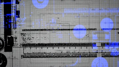 Abstract Background Glitching Computer Motherboard 9 Stock Footage 102084202