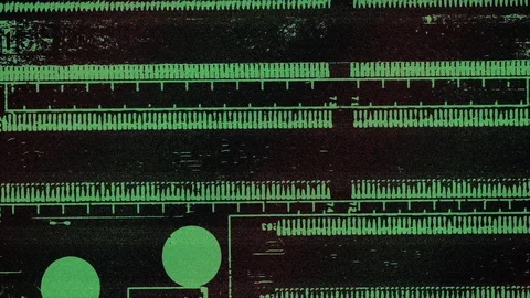 Abstract Background Glitching Computer Motherboard 15 Stock Footage 102088083