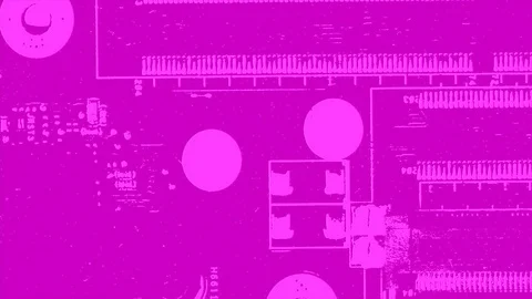 Abstract Background Glitching Computer Motherboard 21 Stock Footage 102088588