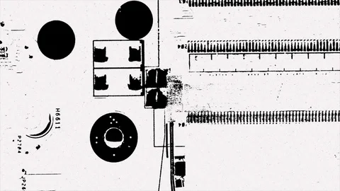 Abstract Background Glitching Computer Motherboard 23 Stock Footage 102089594