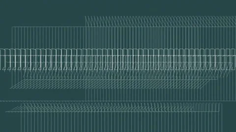 Abstract Background Glitching Geometric Lines 4 Stock Footage 131645049