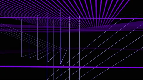 Abstract Background Glitching Geometric Lines 6 Vídeos de archivo 131659107