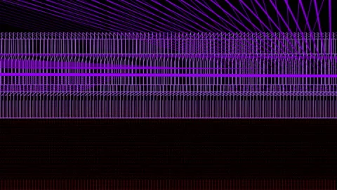 Abstract Background Glitching Geometric Lines 8 Stock-Footage 131665960