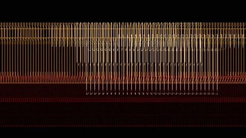 Abstract Background Glitching Geometric Lines 9 Stock-Footage 131668803
