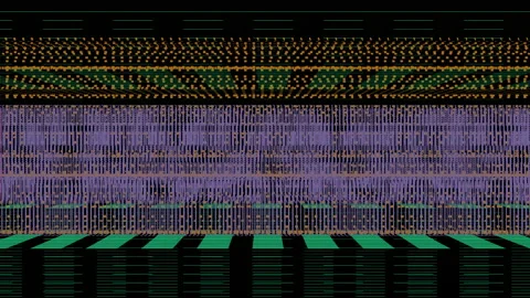 Abstract Background Glitching Geometric Lines 21 Stock Footage 131959174