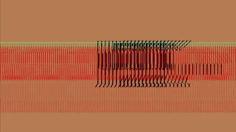Abstract Background Glitching Geometric Lines 25 Video stock 131971292
