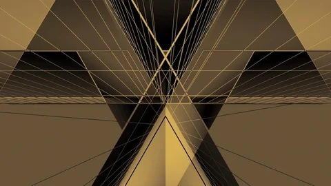 Abstract Background Glitching Triangular Tunnel Coloured Tint 12 Stock Footage 119042974