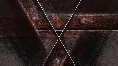 Abstract Background Glitching Triangular Tunnel Coloured Tint 11 Stock-Footage 119043118