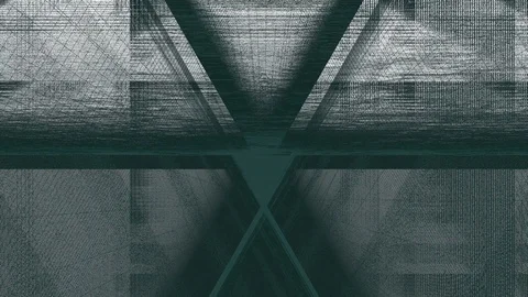 Abstract Background Glitching Triangular Tunnel Coloured Tint 18 스톡 동영상 119045289