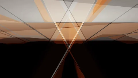 Abstract Background Glitching Triangular Tunnel Coloured Tint 21 Stock Footage 119045708