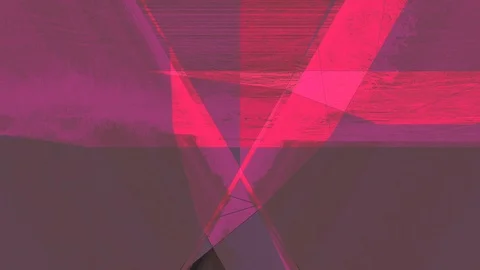Abstract Background Glitching Triangular Tunnel Multi Coloured 4 Stock Footage 119220519