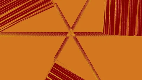 Abstract Background Glitching Triangular Tunnel Multi Coloured 1 Stock Footage 119220639