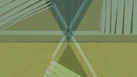 Abstract Background Glitching Triangular Tunnel Multi Coloured 9 Stock Footage 119224284