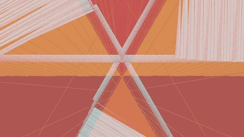 Abstract Background Glitching Triangular Tunnel Multi Coloured 8 스톡 동영상 119224399