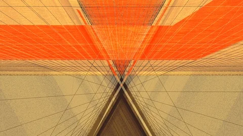 Abstract Background Glitching Triangular Tunnel Multi Coloured 12 Stock Footage 119230832