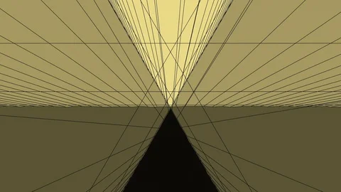 Abstract Background Glitching Triangular Tunnel Multi Coloured 14 Stock Footage 119230888