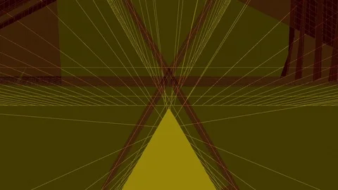 Abstract Background Glitching Triangular Tunnel Multi Coloured 11 Stock Footage 119230912