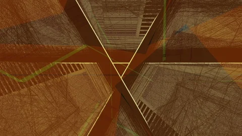 Abstract Background Glitching Triangular Tunnel Multi Coloured 18 Stock Footage 119233390