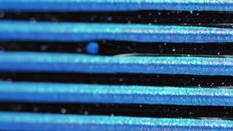 Abstract background glitter blue black grooves Stock Footage 280952000