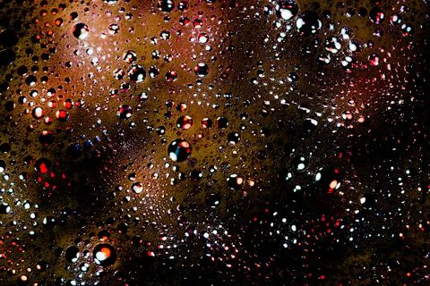 Abstract background with glitter. Colored soap foam texture. Foam with bubble Foto stock