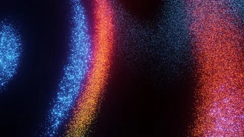 Abstract Background With Glitter Wavy Effect Stock Footage 212915215