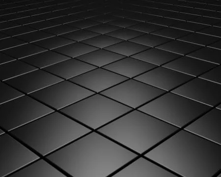 Abstract background of Glossy Floor Tiles. 3D Illustration Stock Illustration