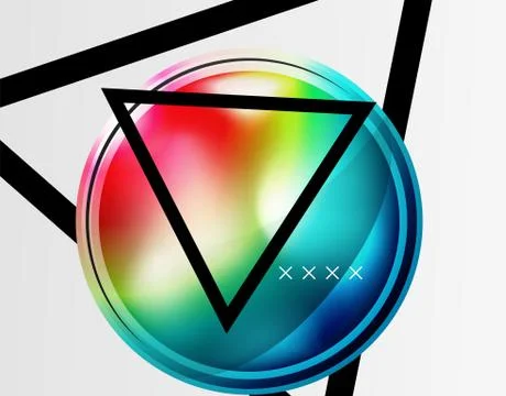 Abstract background - glossy glass bubbles, abstract sphere shapes. Vector Illustrazione stock