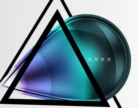 Abstract background - glossy glass bubbles, abstract sphere shapes. Vector 스톡 일러스트