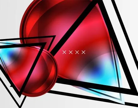 Abstract background - glossy glass bubbles, abstract sphere shapes. Vector 스톡 일러스트