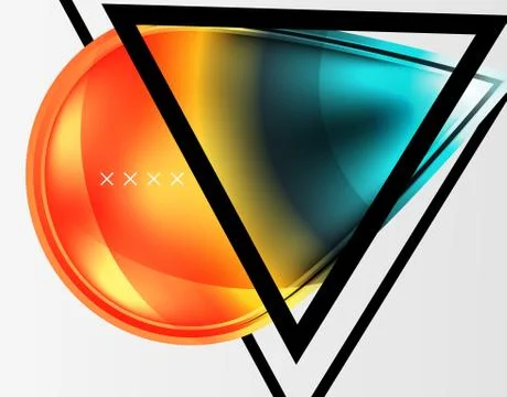 Abstract background - glossy glass bubbles, abstract sphere shapes. Vector 스톡 일러스트