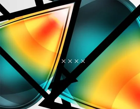 Abstract background - glossy glass bubbles, abstract sphere shapes. Vector 스톡 일러스트