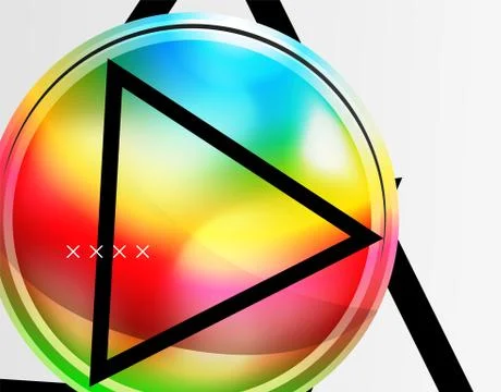Abstract background - glossy glass bubbles, abstract sphere shapes. Vector Stock Illustration