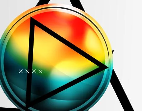 Abstract background - glossy glass bubbles, abstract sphere shapes. Vector 스톡 일러스트