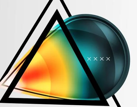 Abstract background - glossy glass bubbles, abstract sphere shapes. Vector Illustrazione stock