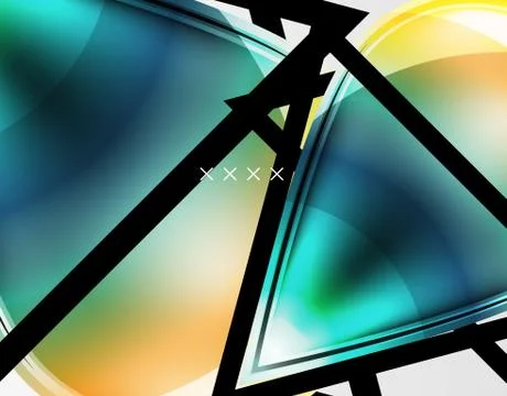 Abstract background - glossy glass bubbles, abstract sphere shapes. Vector 스톡 일러스트