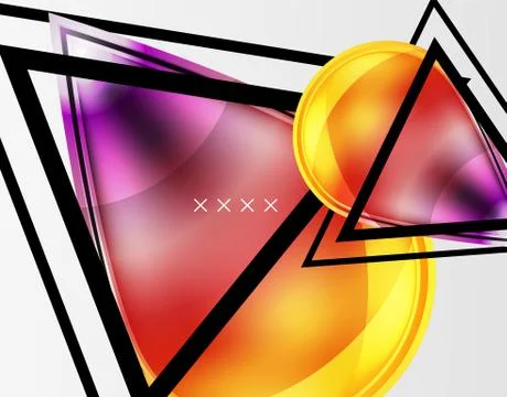 Abstract background - glossy glass bubbles, abstract sphere shapes. Vector Illustrazione stock