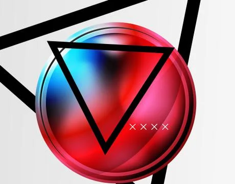 Abstract background - glossy glass bubbles, abstract sphere shapes. Vector Illustrazione stock