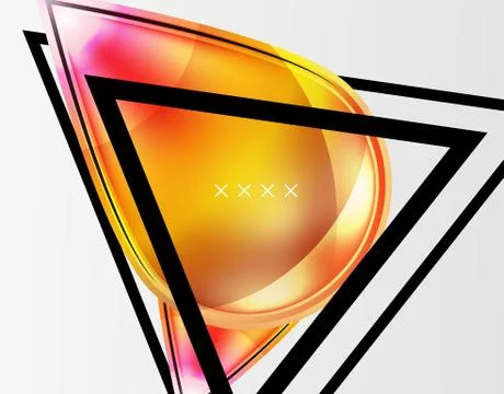 Abstract background - glossy glass bubbles, abstract sphere shapes. Vector 스톡 일러스트